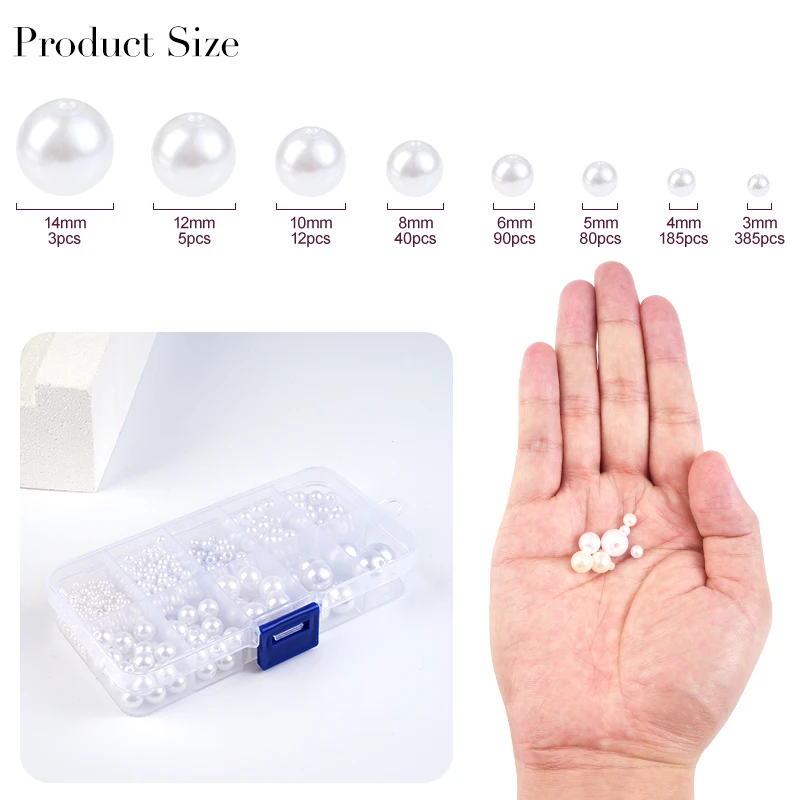 800pcs Artificial Faux Pearl R – Crafting Resin recenzja i cena