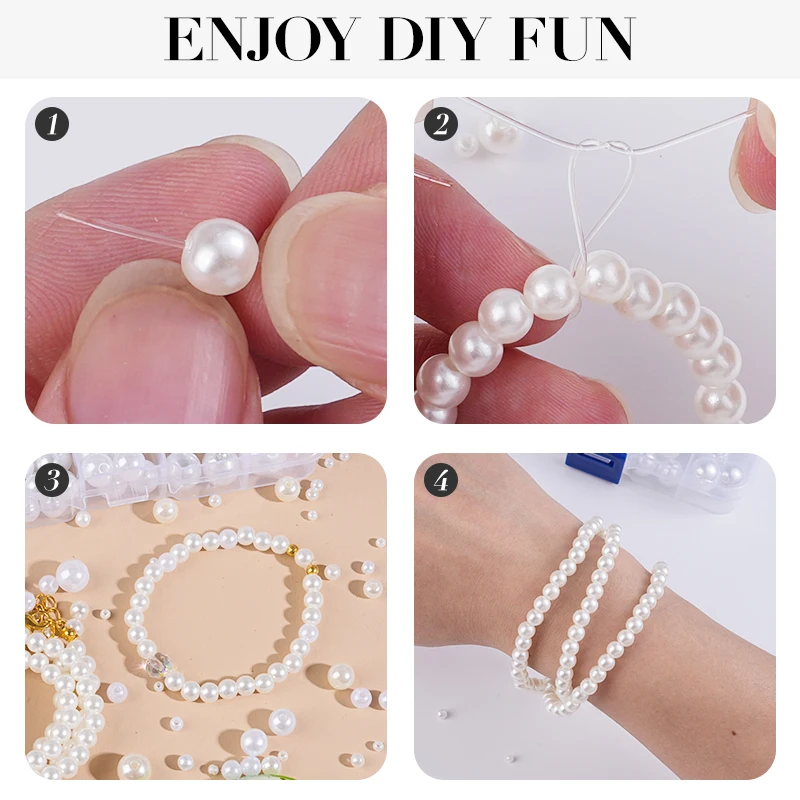 800pcs Artificial Faux Pearl R – Crafting Resin recenzja i cena