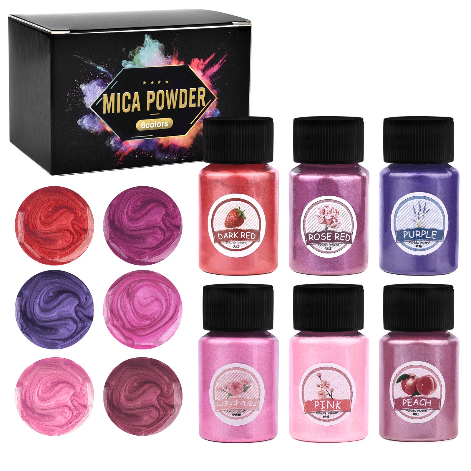 6Colors/Sets Pearl Powder Pigm – Resin Pigment Set recenzja i cena
