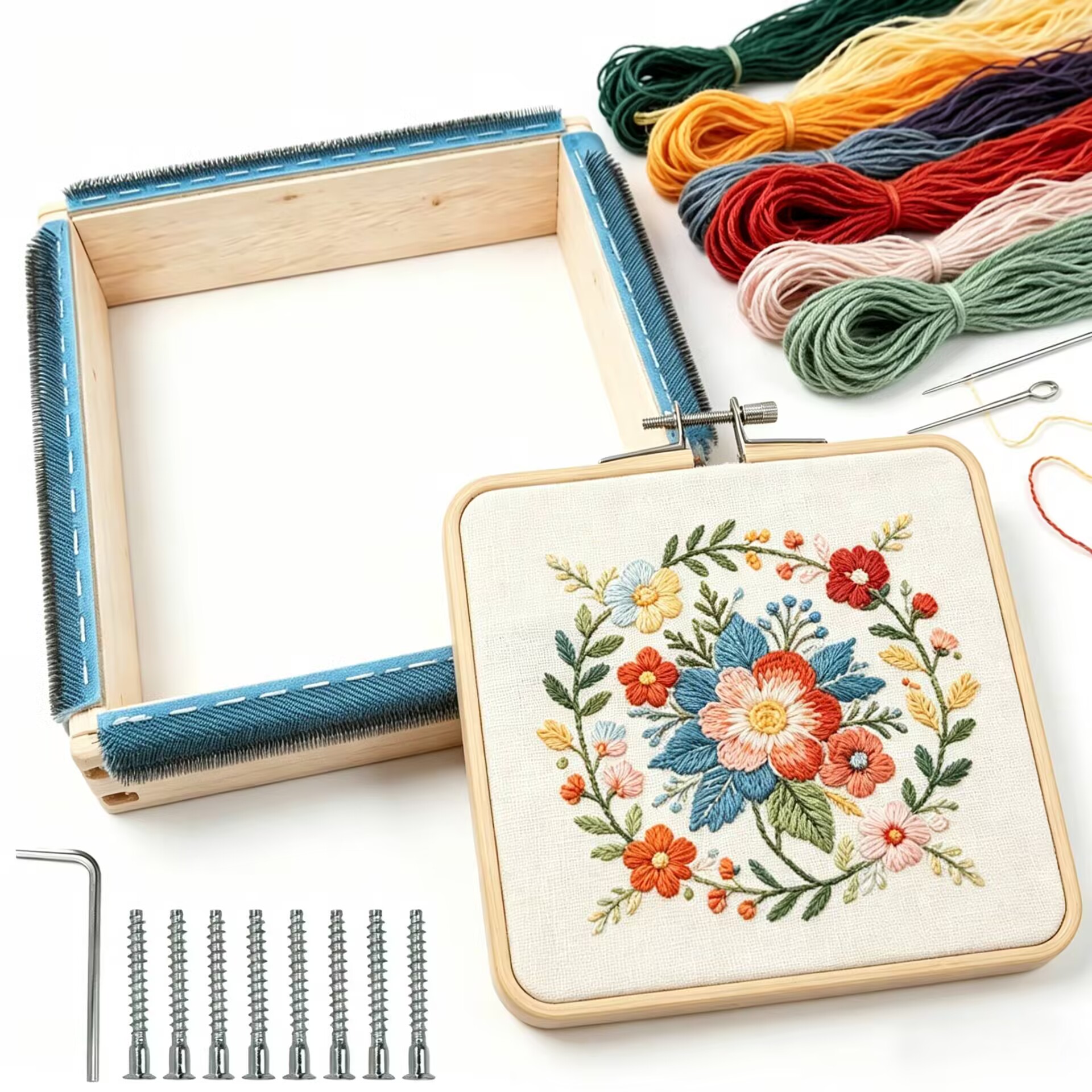Punch Needle Frame Square Embr – Wood Ring Blank recenzja i cena