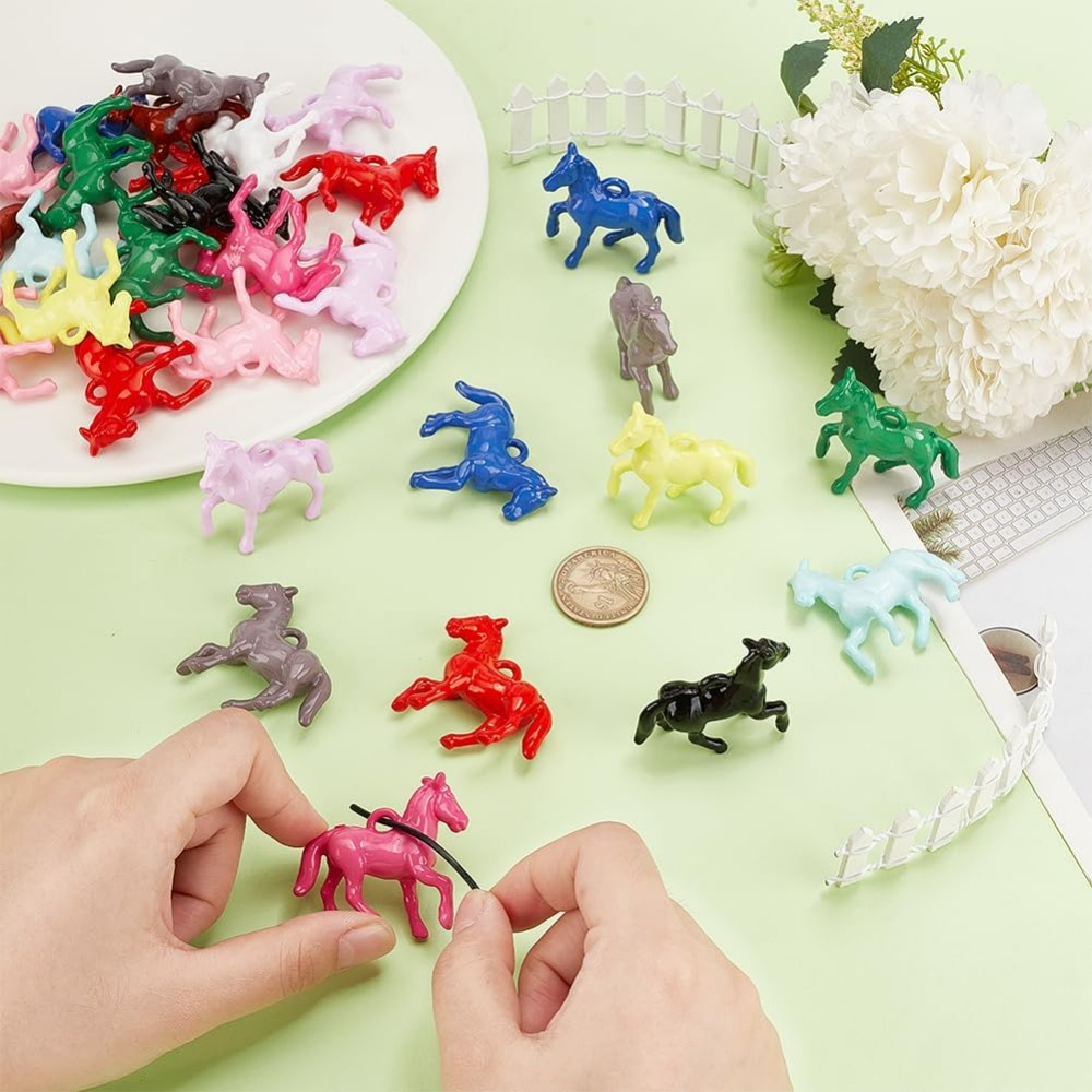 48pcs Opaque Acrylic Pendants  – Crafting Resin recenzja i cena