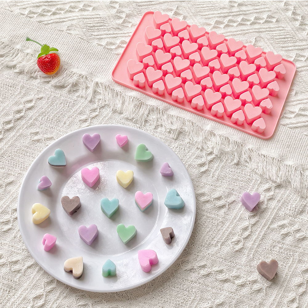 56 cavity size heart-shaped ch – Silicone Mold Tray recenzja i cena
