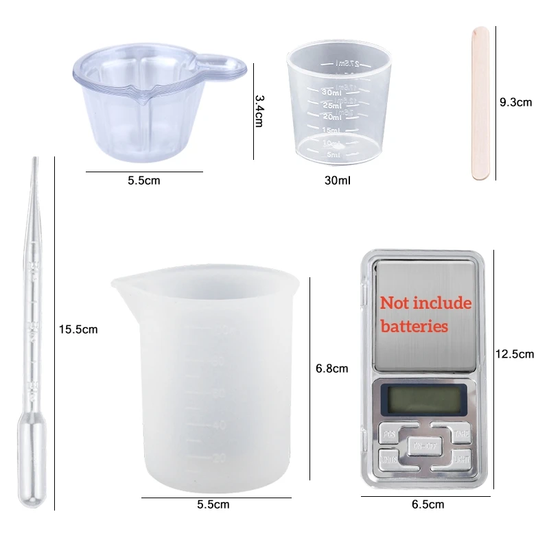 Epoxy Resin Kit Crystal Clear  – Mixing Cup Silicone recenzja i cena