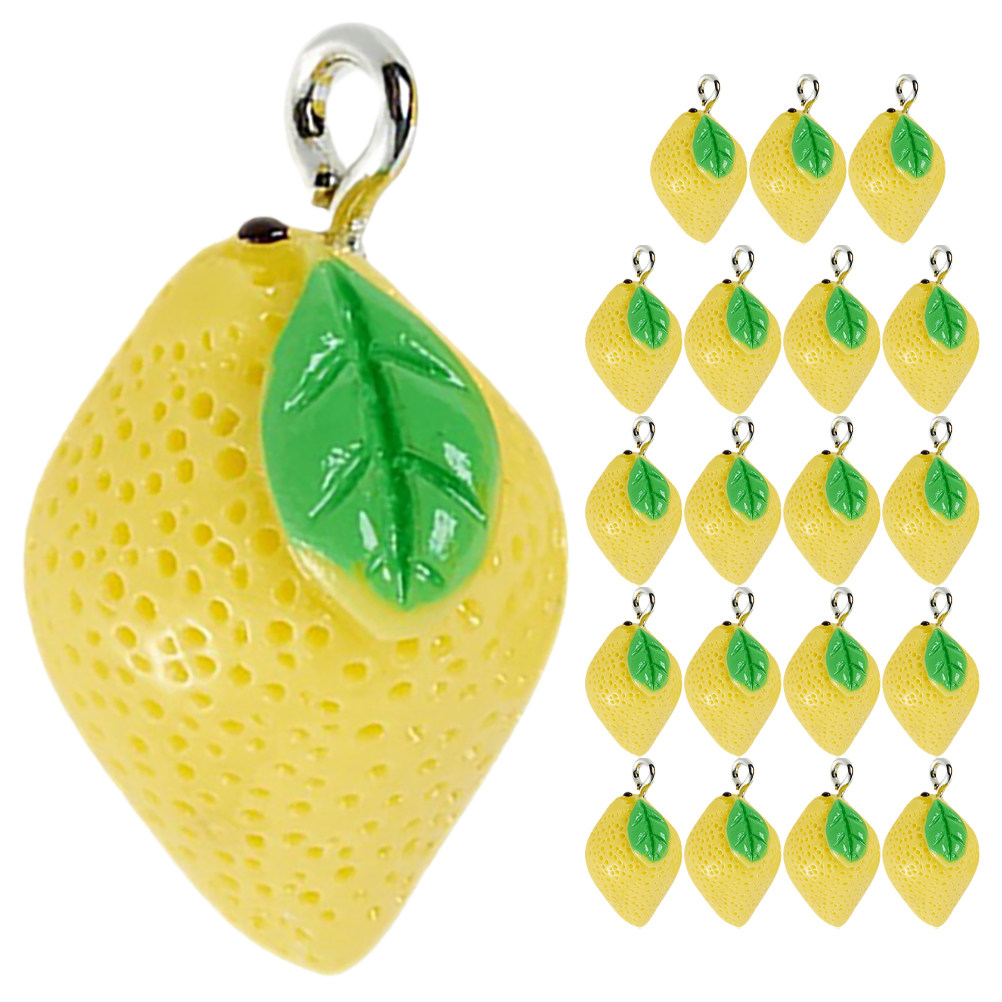 20Pcs Resin Lemon Charms Fruit – Crafting Resin recenzja i cena