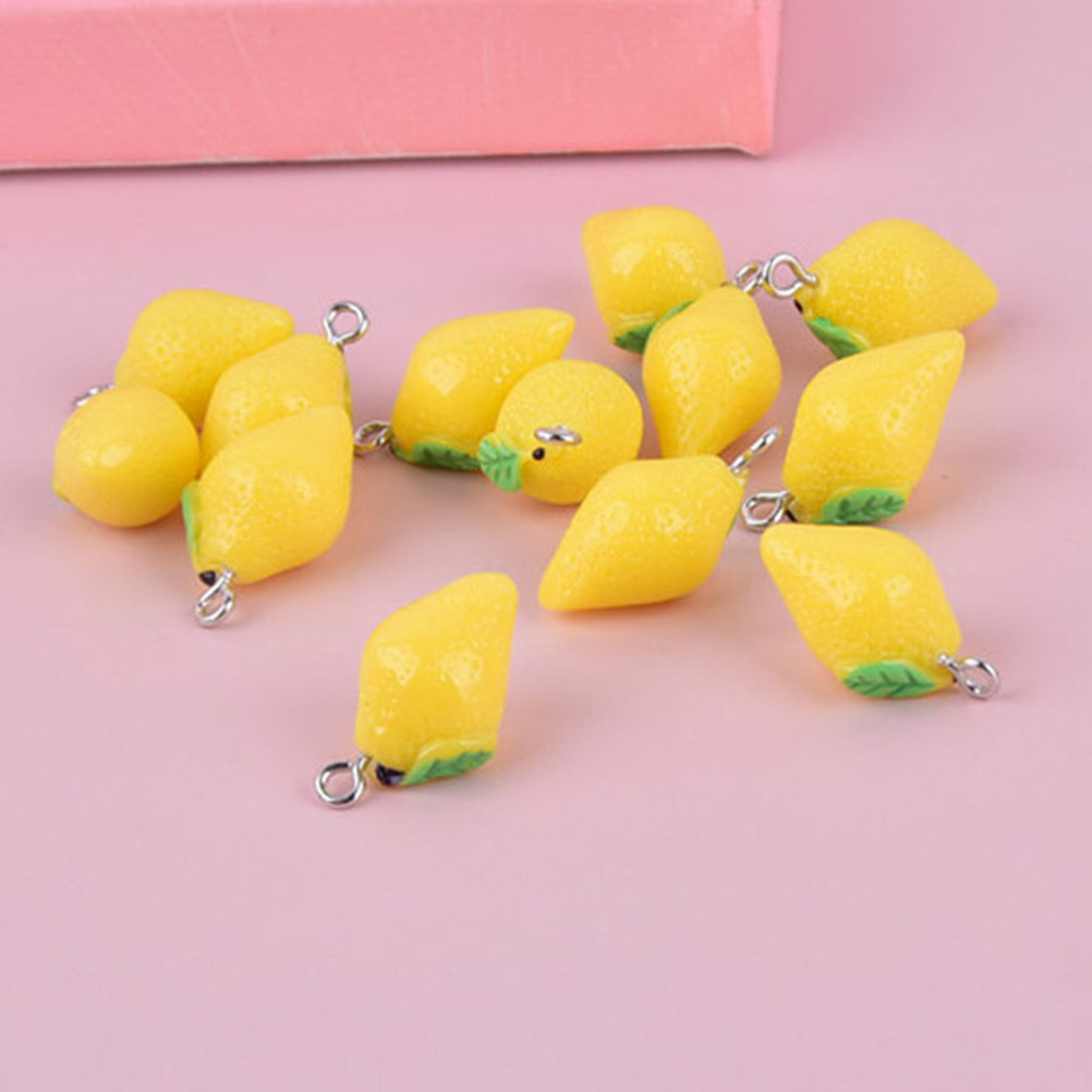 20Pcs Resin Lemon Charms Fruit – Crafting Resin recenzja i cena