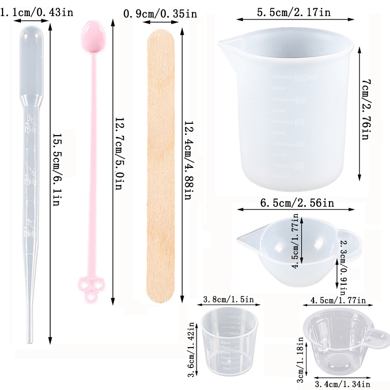 Epoxy Resin Tools Kit Silicone – Mixing Cup Silicone recenzja i cena