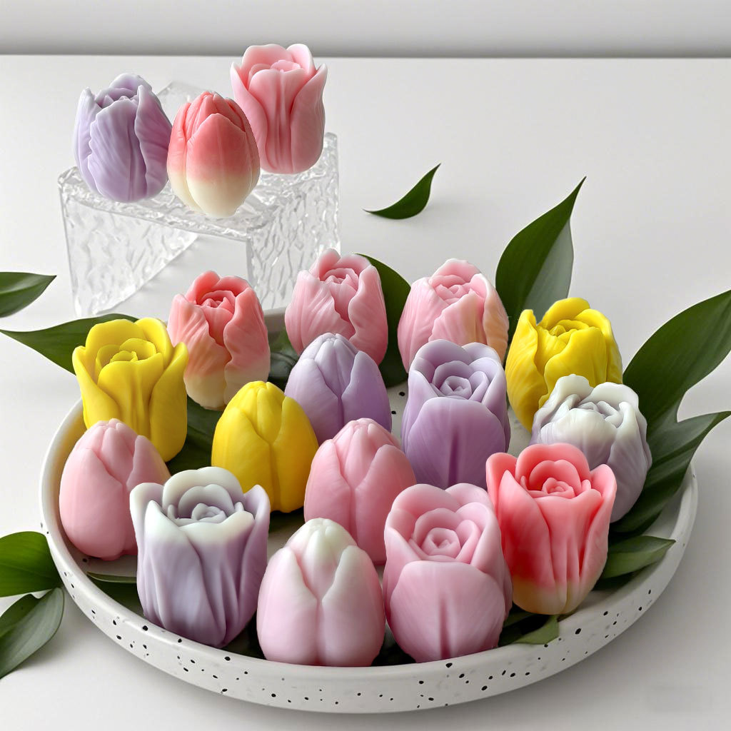 DIY tulip candle silicone mold – Flower Preservation Resin recenzja i cena