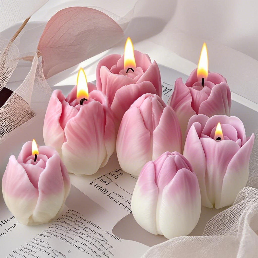 DIY tulip candle silicone mold – Flower Preservation Resin recenzja i cena