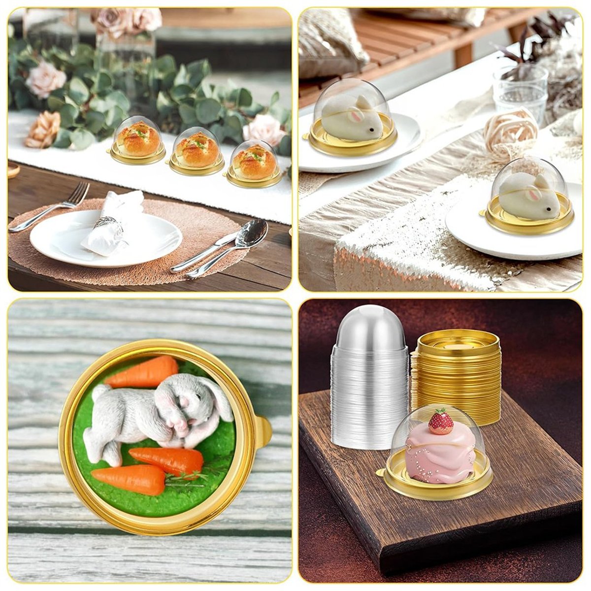 New Charcuterie Domes with Lid – Dome Mold Clear recenzja i cena