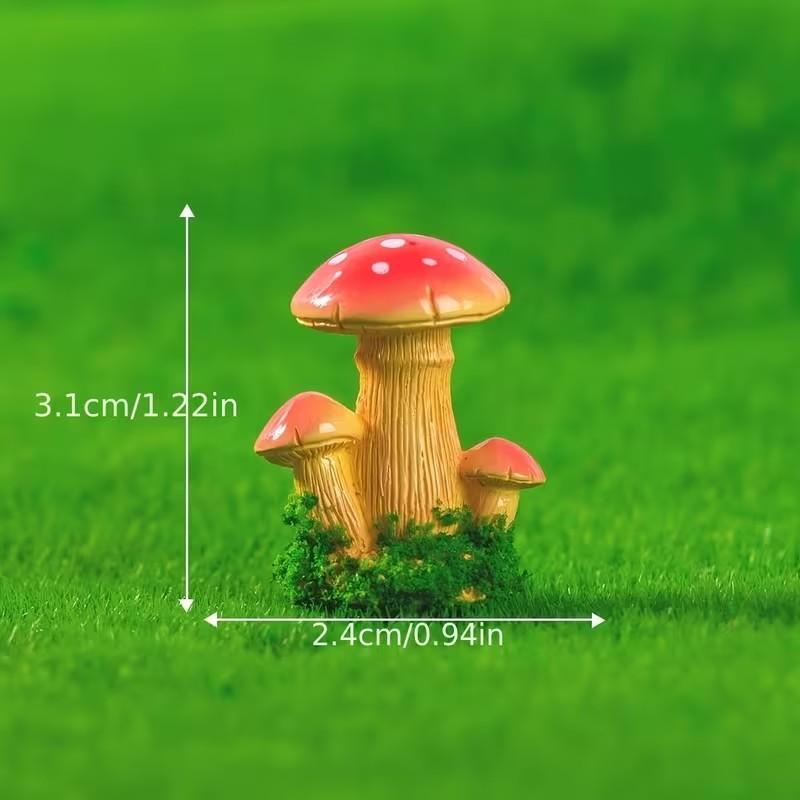 1 Set of 3pcs Artificial Mushr – Terrarium Moss Art recenzja i cena