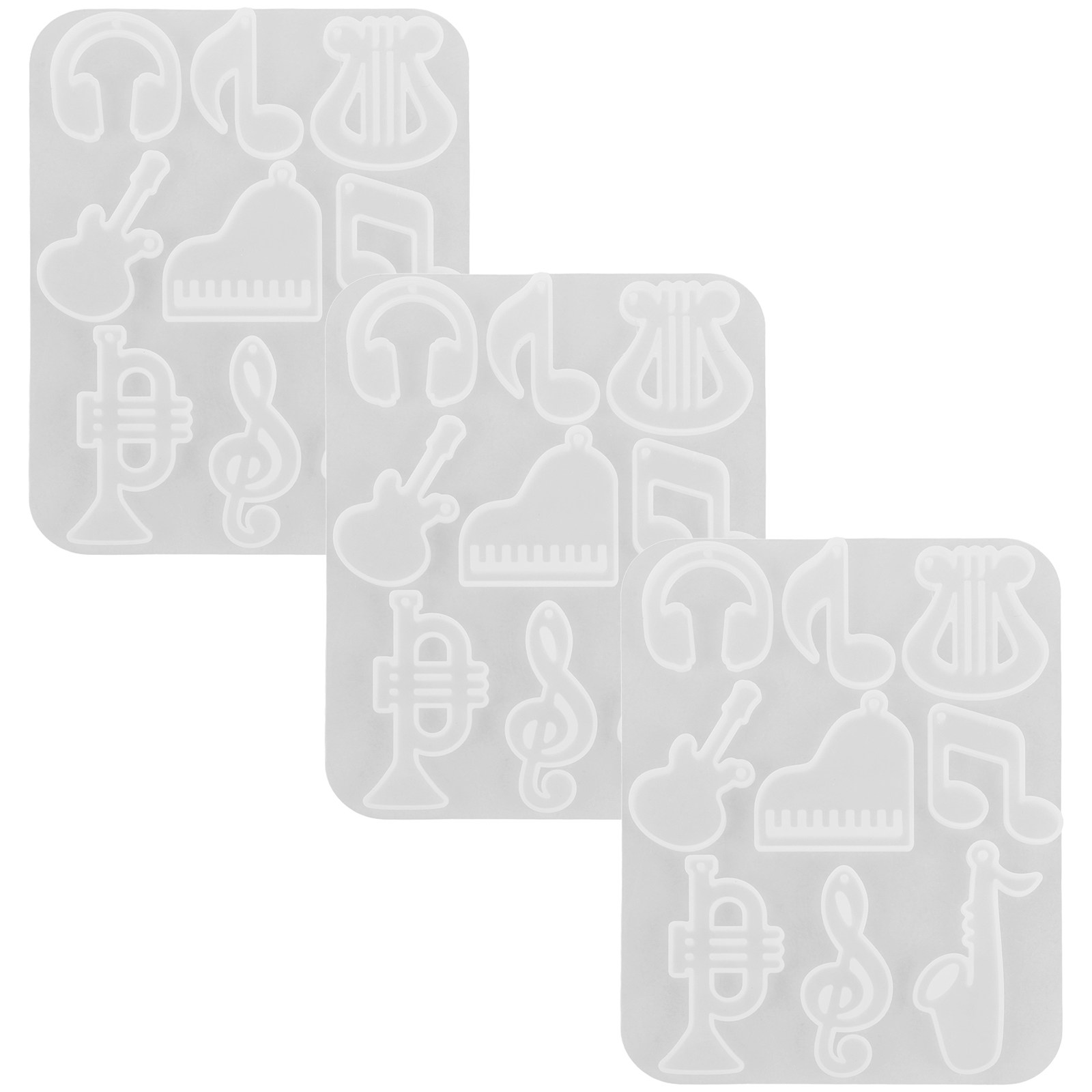 3Pcs Music Themed Silicone Mol – Resin Craft Workshop recenzja i cena