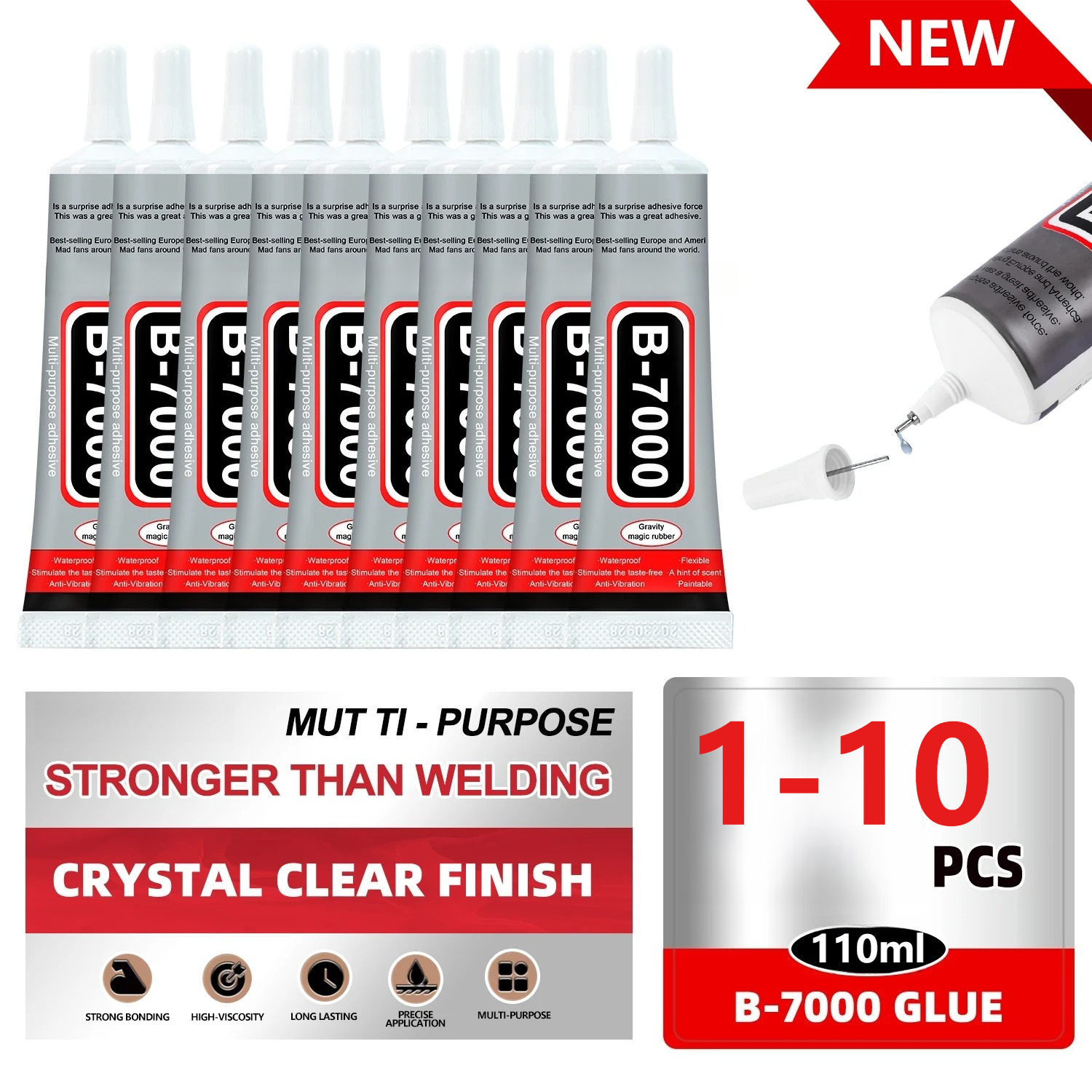 Super Glue B-7000 Loolifl 1-10 – Crafting Resin recenzja i cena