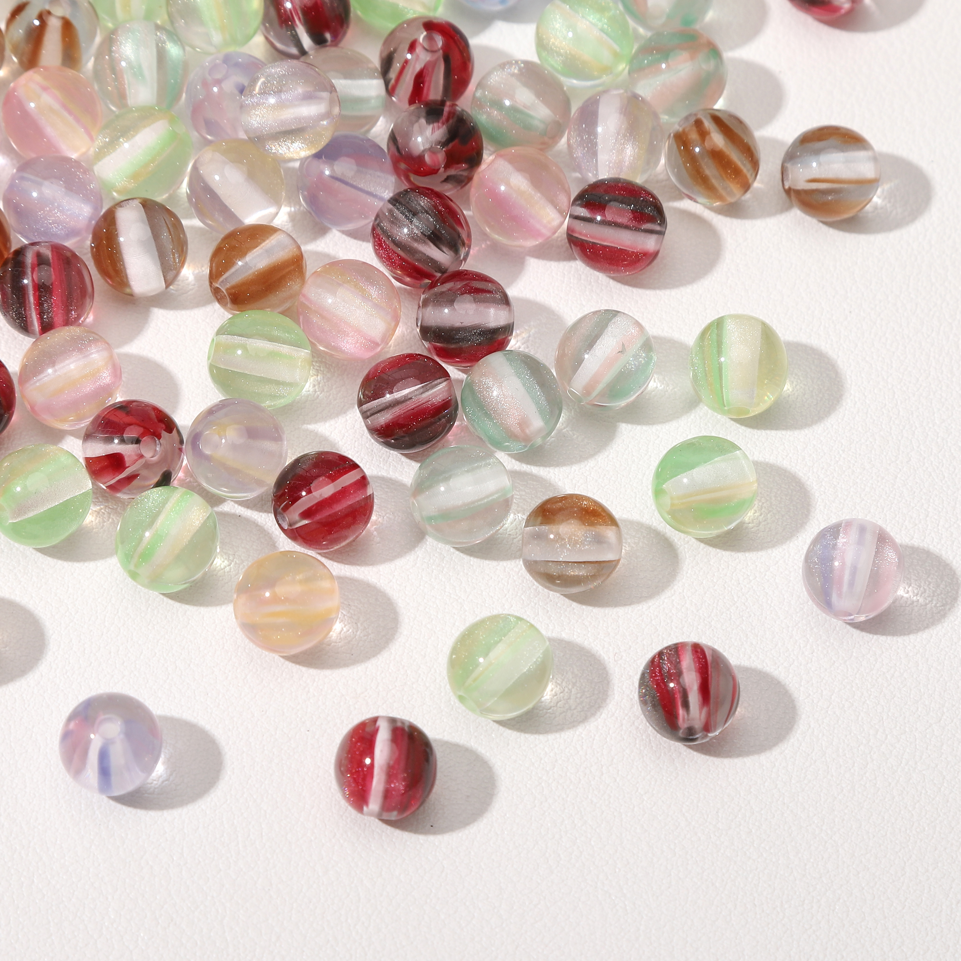 8mm 100Pcs Colorful Round Resi – Resin Craft Material recenzja i cena