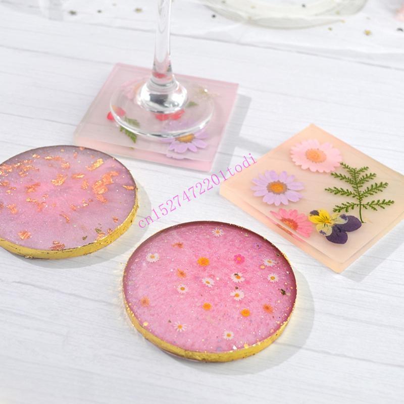 2Pcs Round Square Resin Mold G – Geode Mold Silicone recenzja i cena