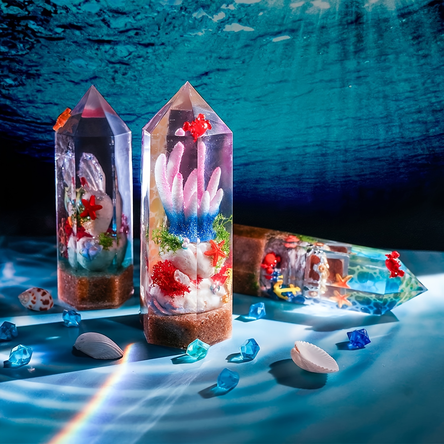1Pcs Crystal Tower Resin Silic – Flower Preservation Resin recenzja i cena