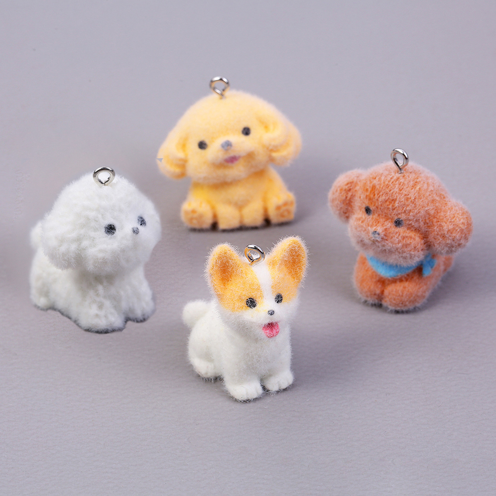 10pcs Flocking Puppy Dog Resin – Resin Craft Projects recenzja i cena
