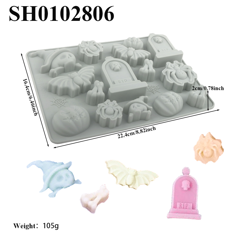 Halloween Element Tombstone Sp – Silicone Mold Tray recenzja i cena