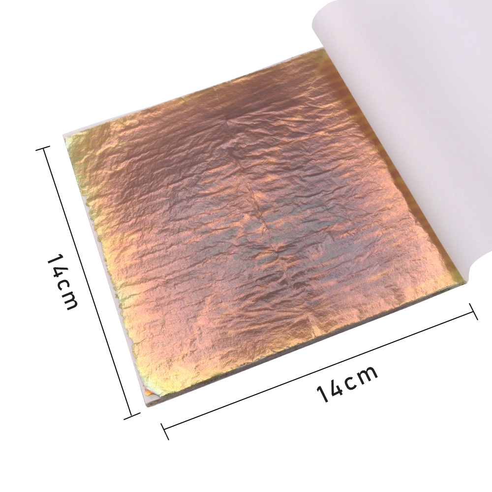 14x14cm Colorful Imitation Gol – Gold Foil Flakes recenzja i cena