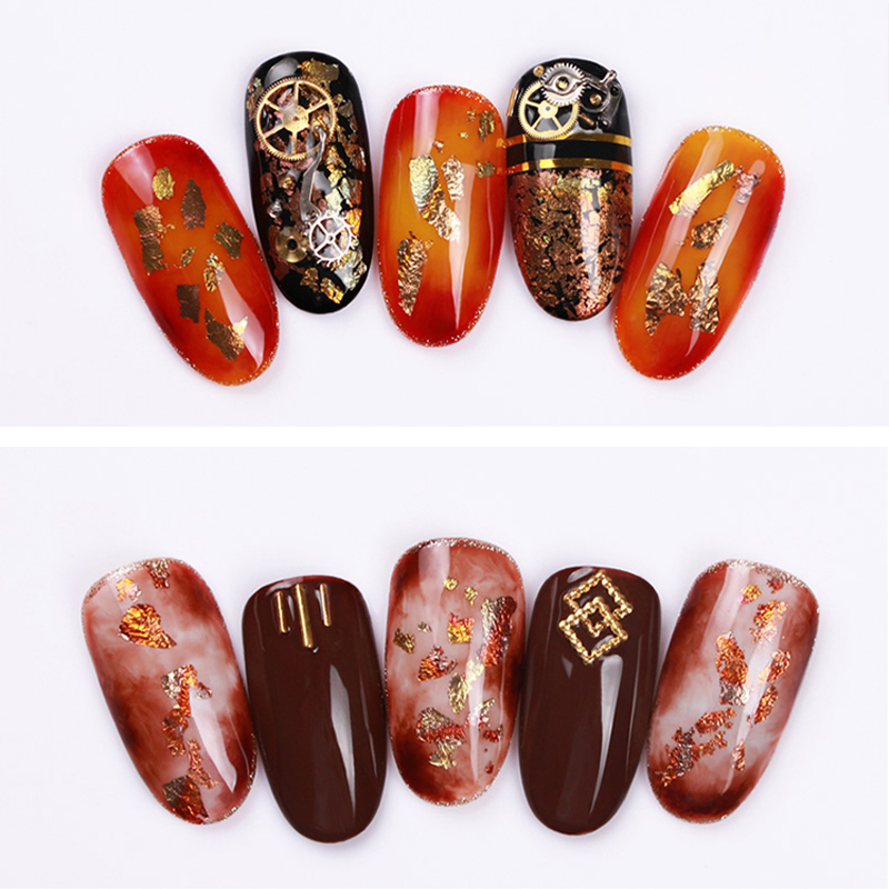 14x14cm Colorful Imitation Gol – Gold Foil Flakes recenzja i cena