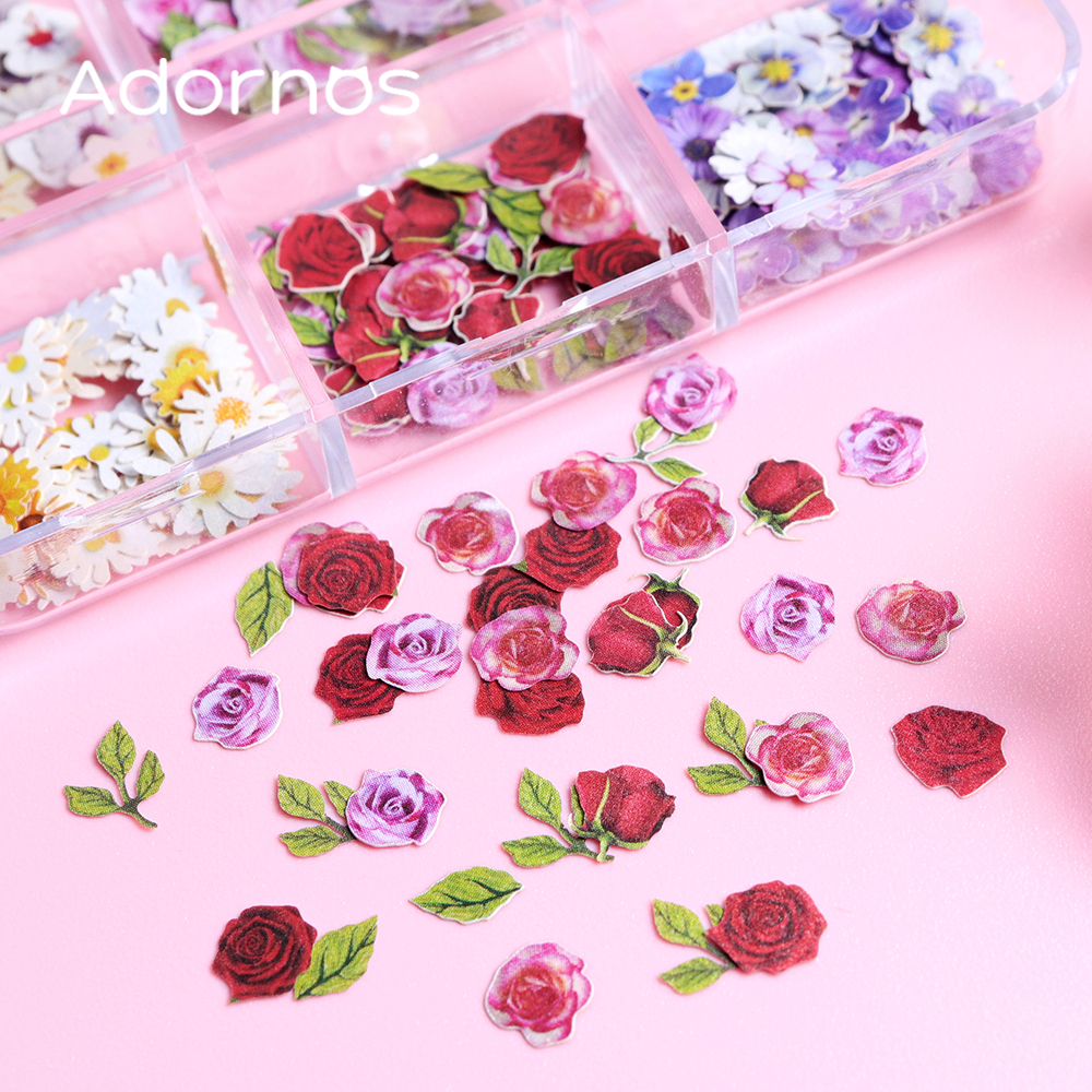 6 Grids Flowers Wood Pulp Chip – Flower Preservation Resin recenzja i cena