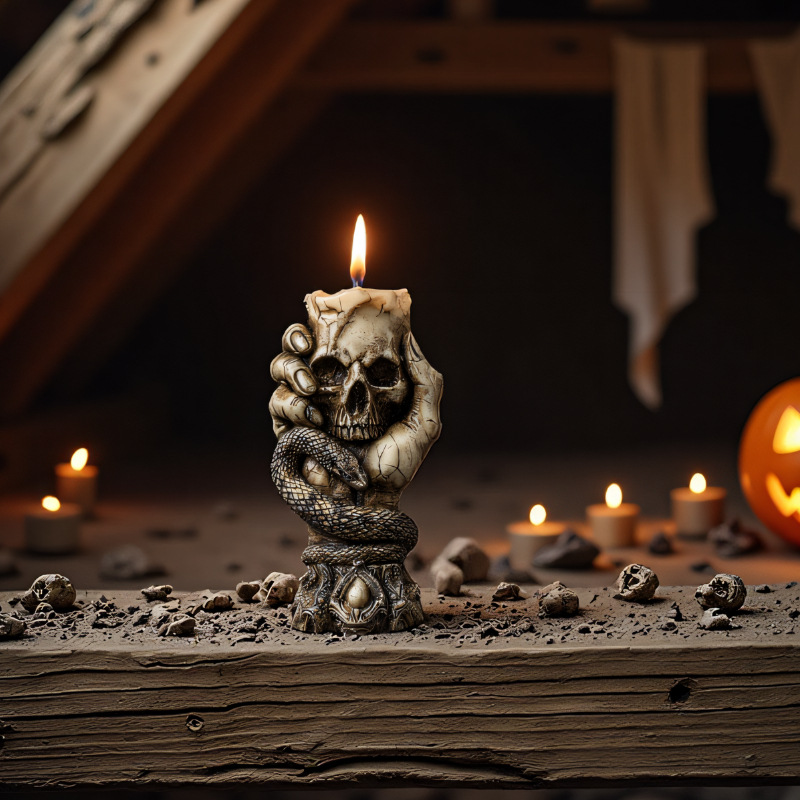 Halloween Skull Aroma Candle S – Resin Craft Workshop recenzja i cena