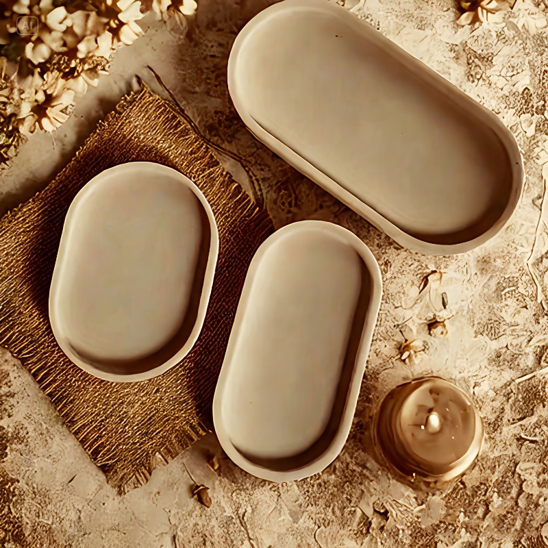 Oval silicone mold for concret – Serving Tray Mold recenzja i cena