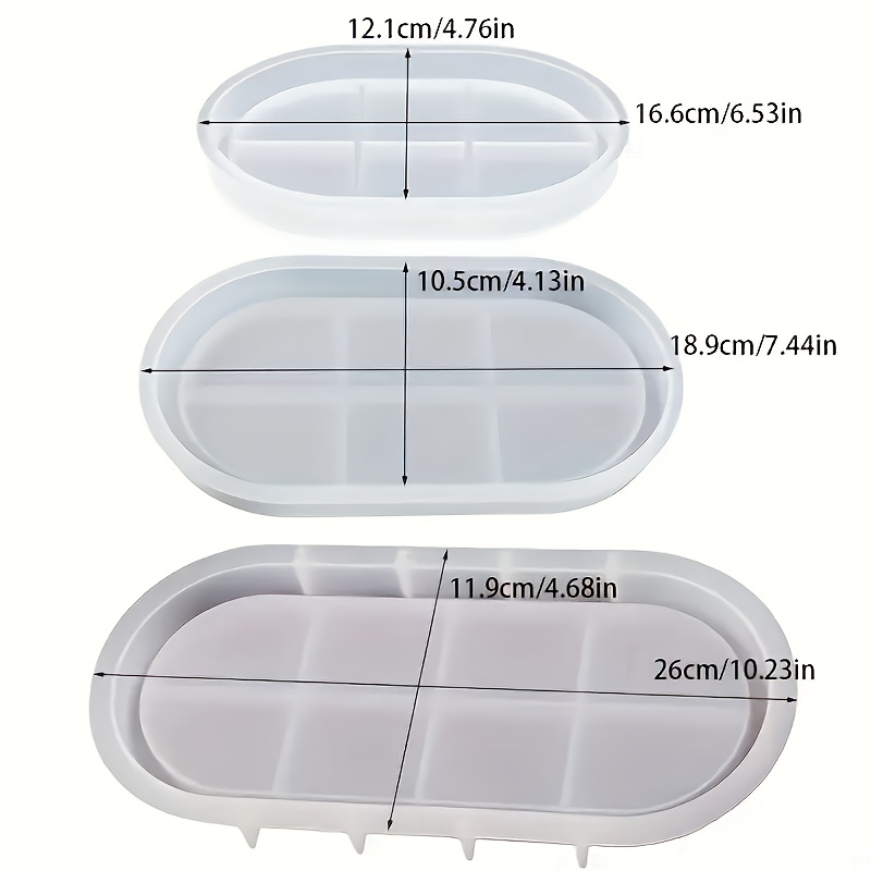Oval silicone mold for concret – Serving Tray Mold recenzja i cena