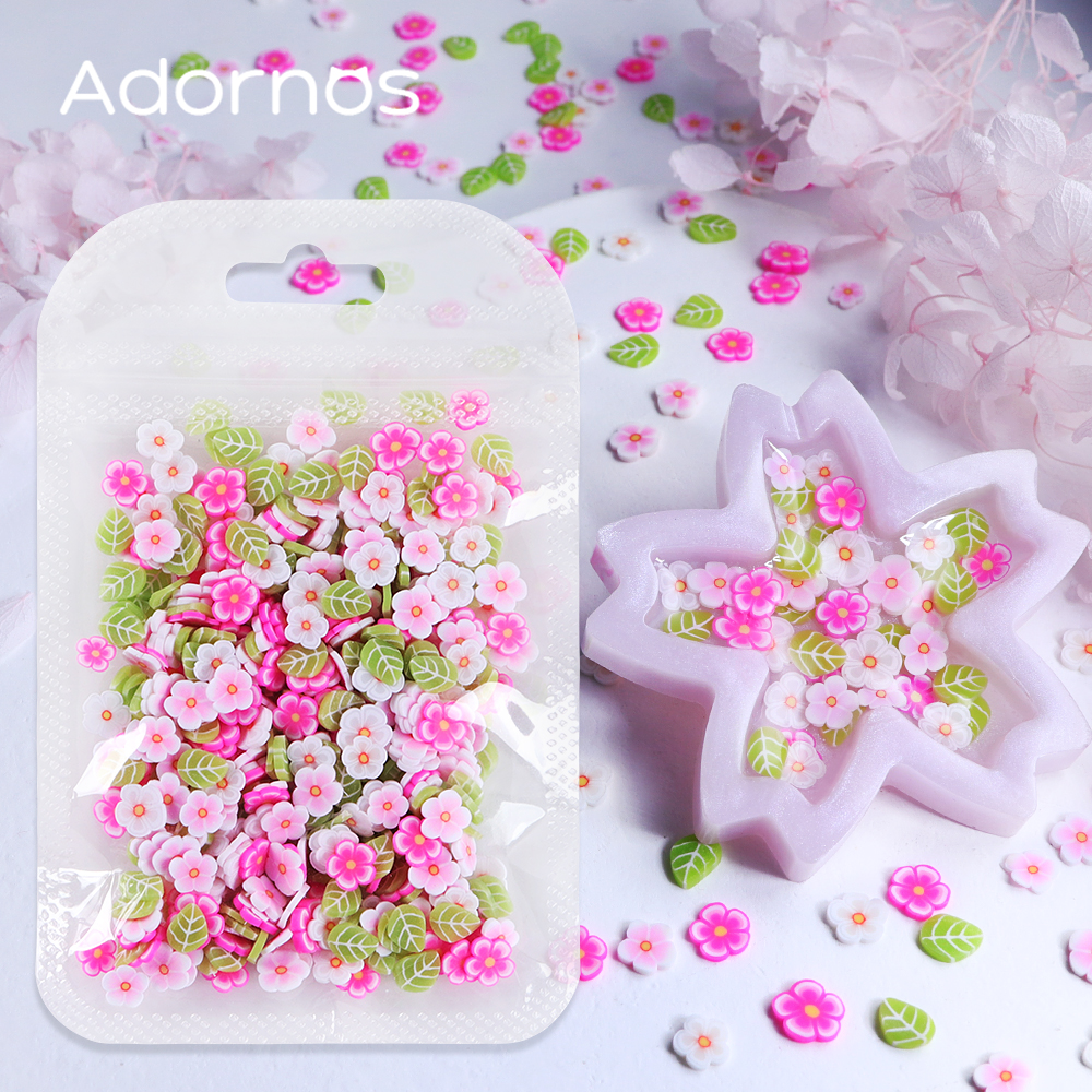10g Pink Flowers Polymer Clay  – Flower Preservation Resin recenzja i cena