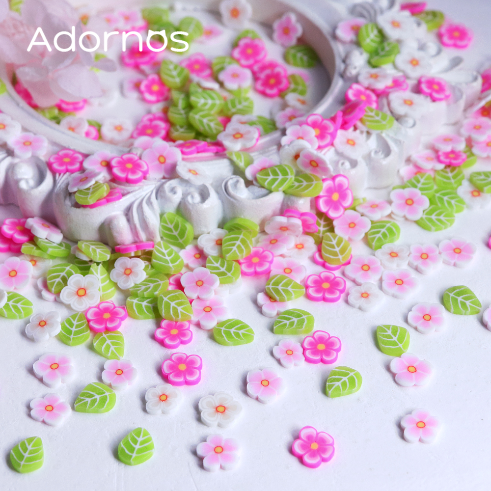 10g Pink Flowers Polymer Clay  – Flower Preservation Resin recenzja i cena