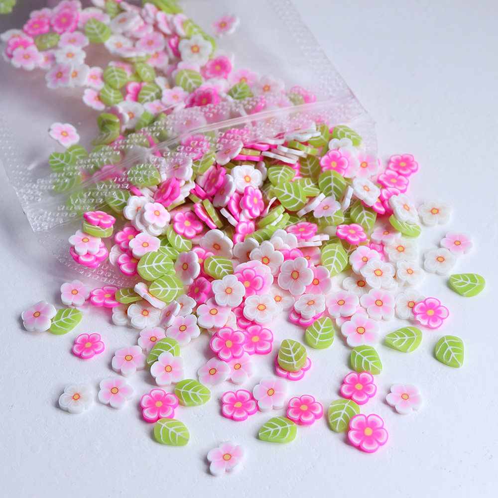 10g Pink Flowers Polymer Clay  – Flower Preservation Resin recenzja i cena