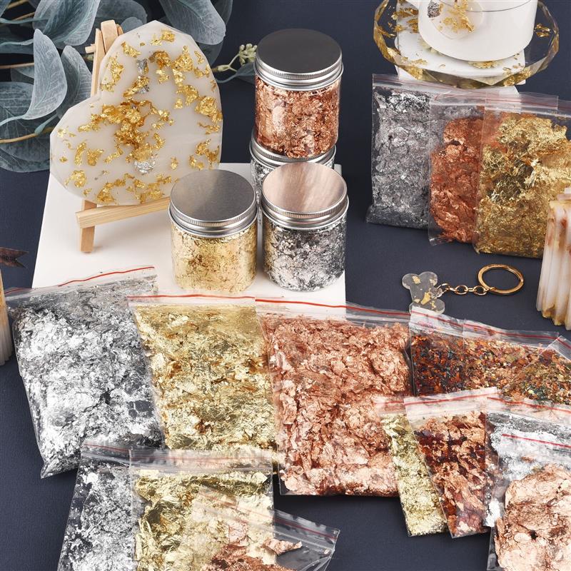 1/2/3/5/10g Imitation Gold Sli – Gold Foil Flakes recenzja i cena