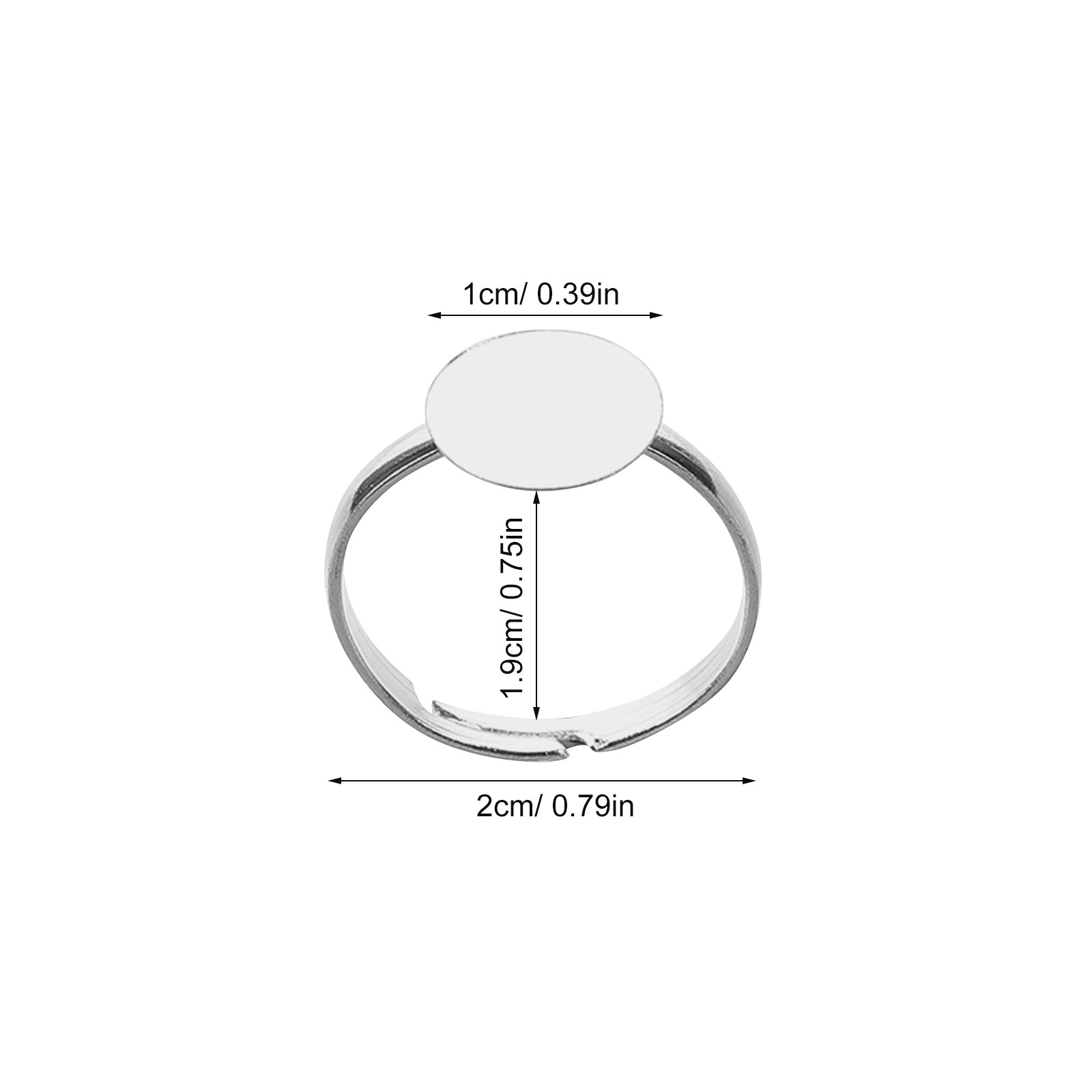 20Pcs Adjustable Blank Ring Fi – Resin Craft Supplies recenzja i cena