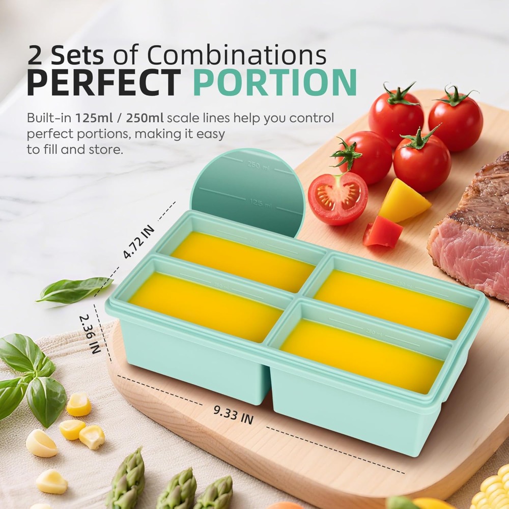 Silicone Freezer Trays with Li – Silicone Mold Tray recenzja i cena