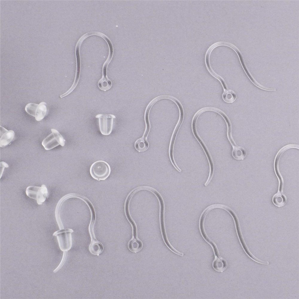 40pcs Clear Plastic Earring Ho – Resin Craft Projects recenzja i cena