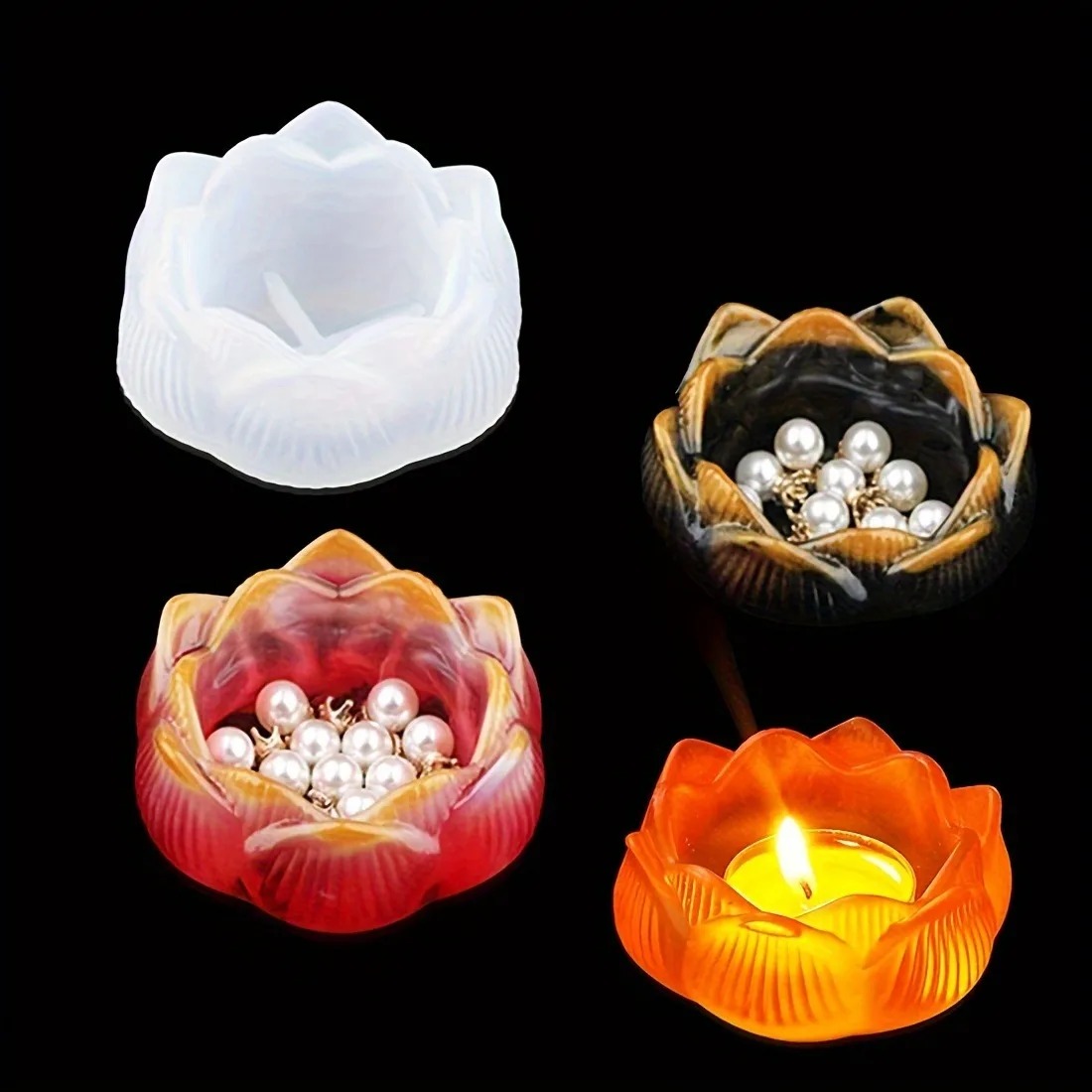 1pc DIY Lotus Flower Silicone  – Flower Preservation Resin recenzja i cena