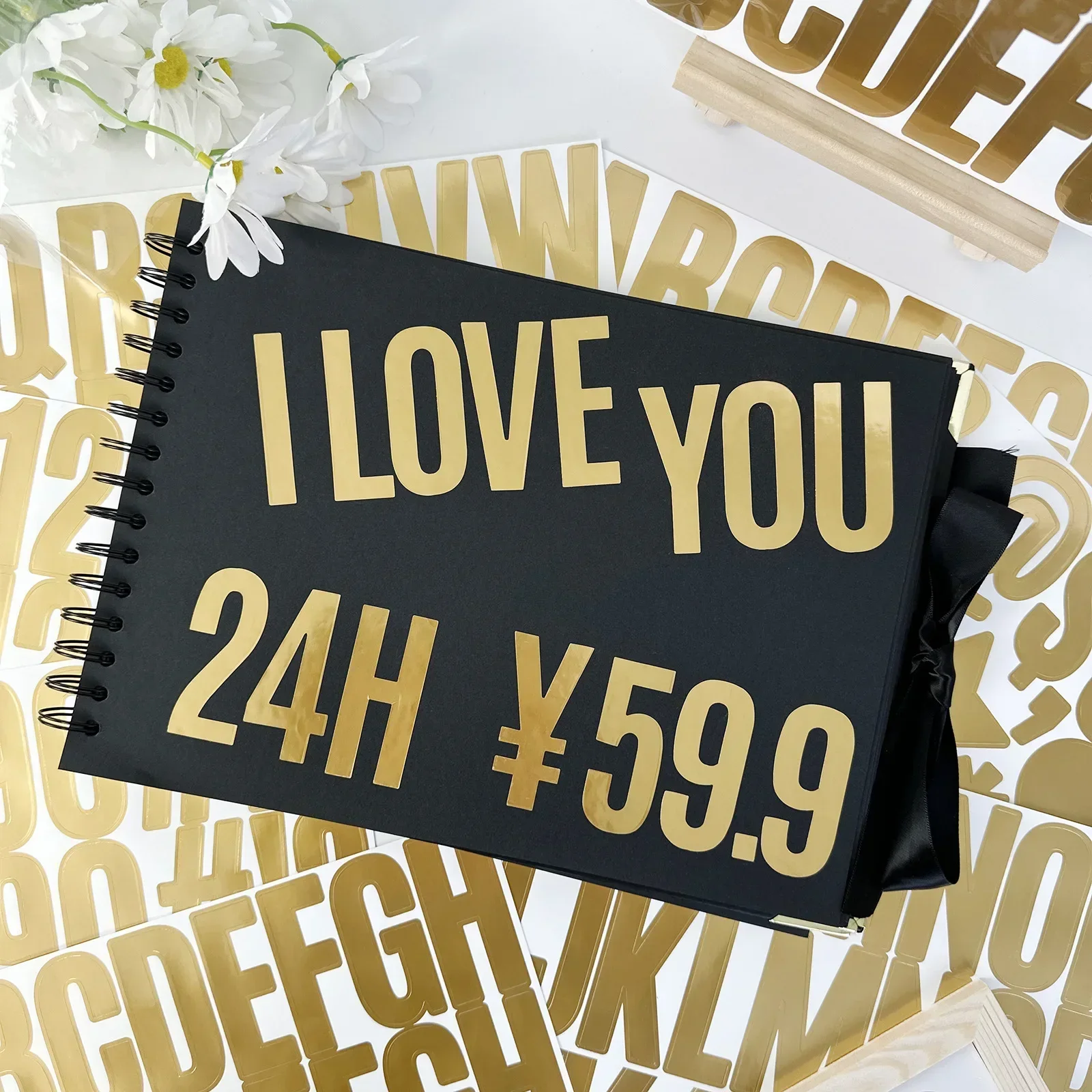 100 Pcs 6 Sheets Gold Letter S – Gold Foil Flakes recenzja i cena