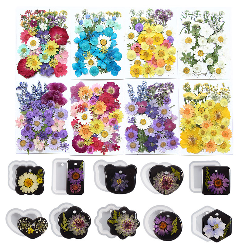 6pcsDried Flowers Real Natural – Flower Preservation Resin recenzja i cena