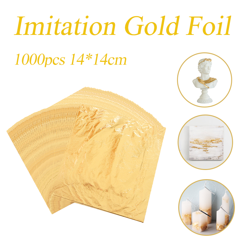 Imitation Gold Leaf Foil Sheet – Gold Foil Flakes recenzja i cena