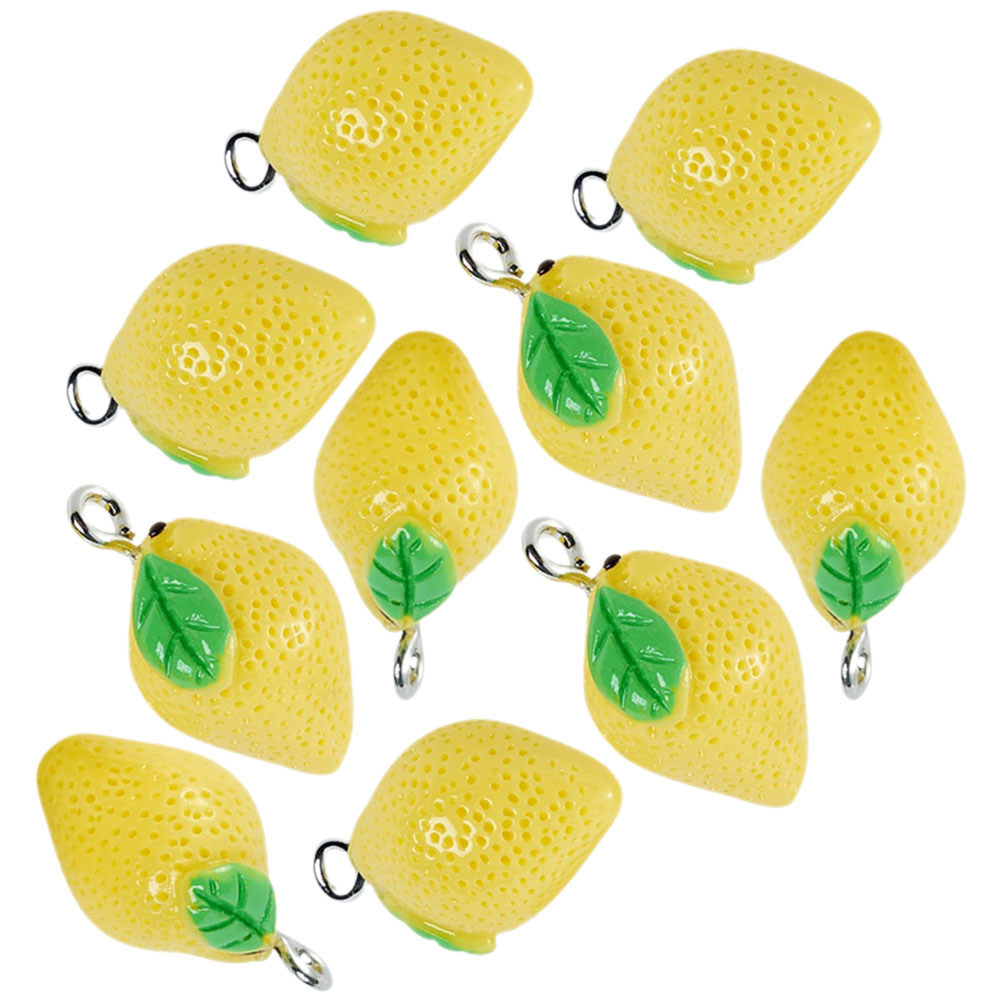 10Pcs Mini Lemon Charms Resin  – Crafting Resin recenzja i cena