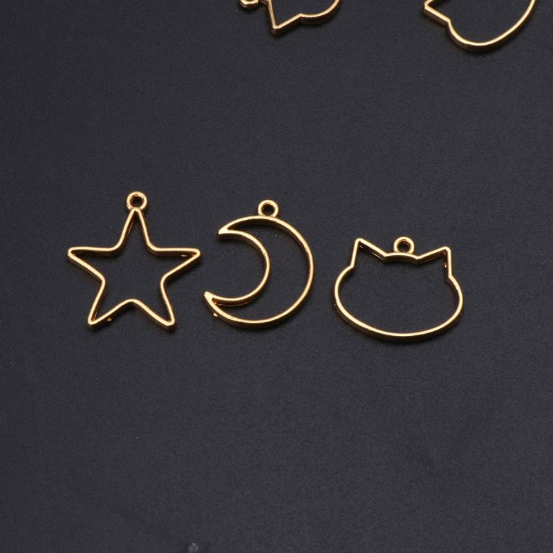 90 Pieces Mini Geometric Frame – Bezels Set Pendant recenzja i cena