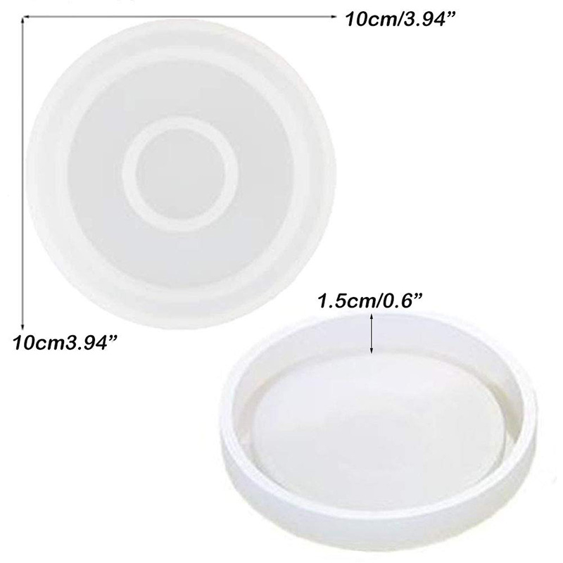 3 Pack Big DIY Round Coaster S – Coaster Mold Round recenzja i cena