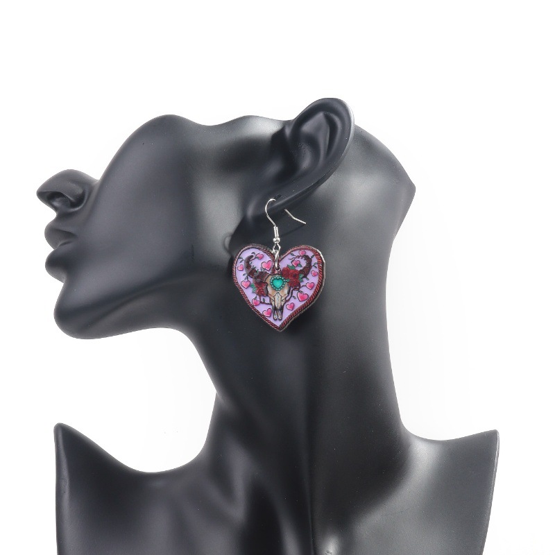 Dried Flower Earrings Heart Re – Dried Flower Bulk recenzja i cena