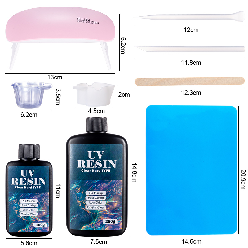 100g/250g Clear UV Resin Hard  – Epoxy Uv Resin Kit recenzja i cena