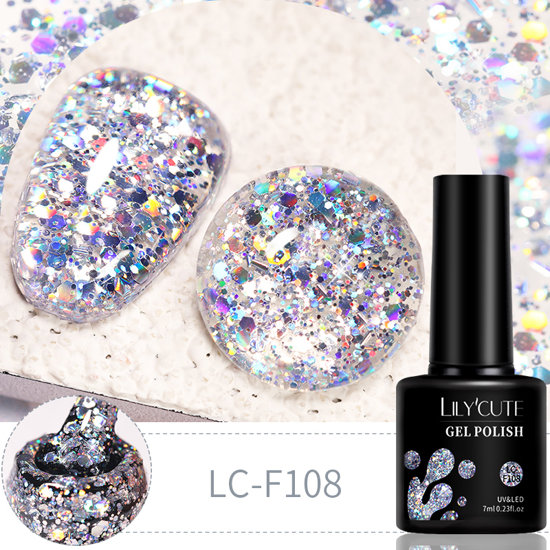 LILYCUTE 7ml 6Pcs/Set Glitter  – Resin Glitter Pack recenzja i cena
