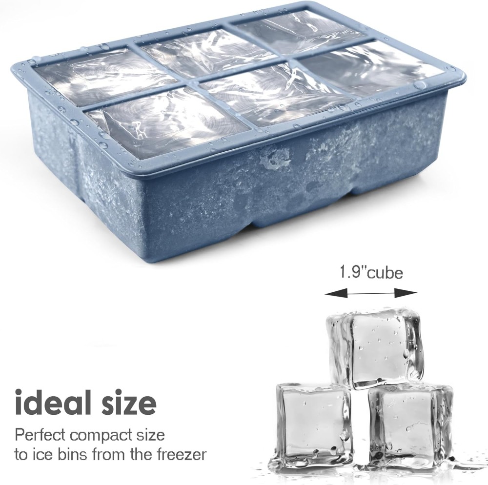 Large Silicone Ice Cube Trays  – Silicone Mold Tray recenzja i cena